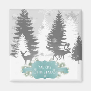 Íman Inverno Wonderland Magnet - Teal
