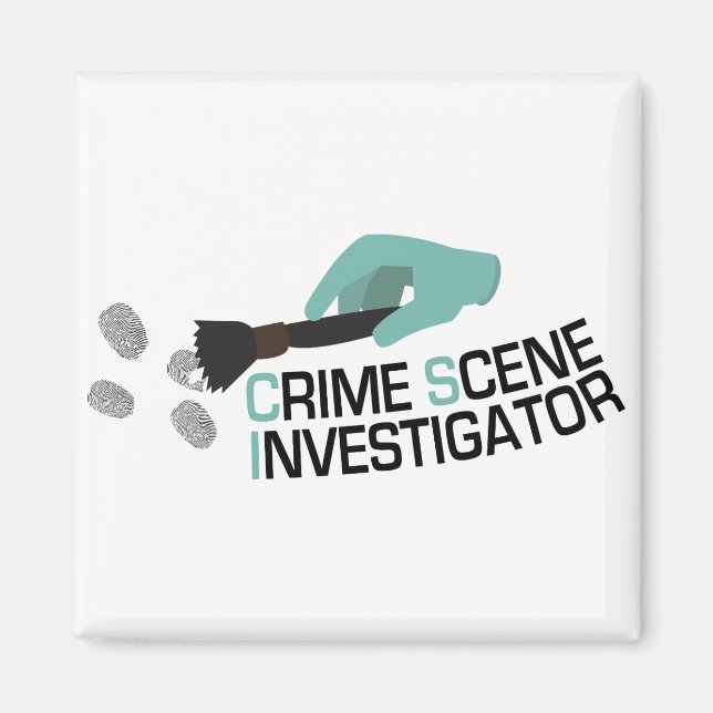 Íman Investigador da Cena do Crime (Frente)