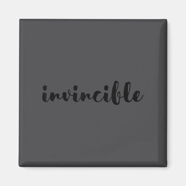 Íman Invincible - Motivational  (Frente)