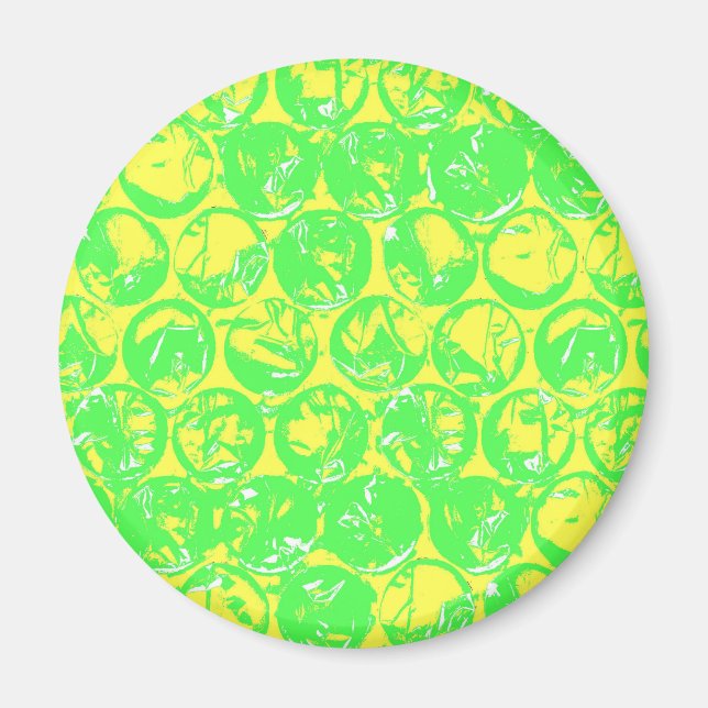 Íman invólucro de bolhas de pop (Frente)