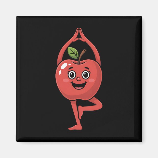 Íman Ioga da Fruta Maçã  (Frente)
