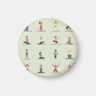 Íman Ioga, Pilates, crachá temático