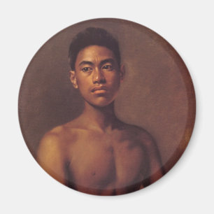 Íman 'Iokepa, Hawaiian Fisher Boy' - Magnet