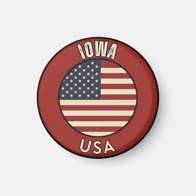 Íman Iowa Estados Unidos da América (Frente)