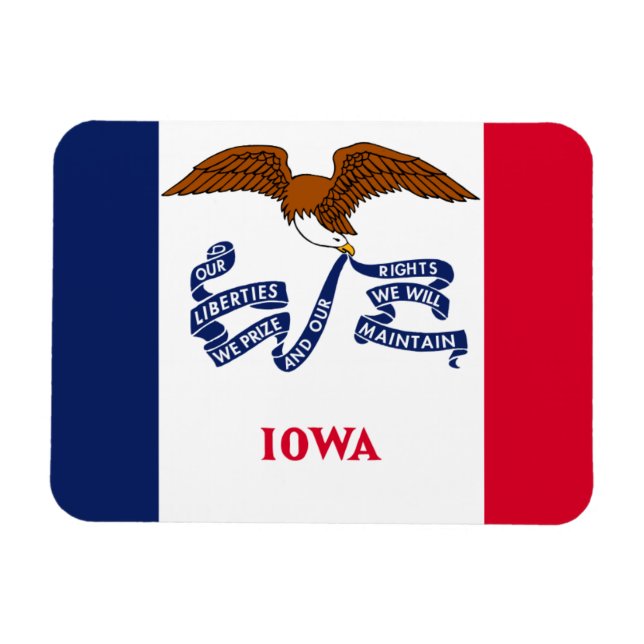 Íman Iowa Flag (Horizontal)