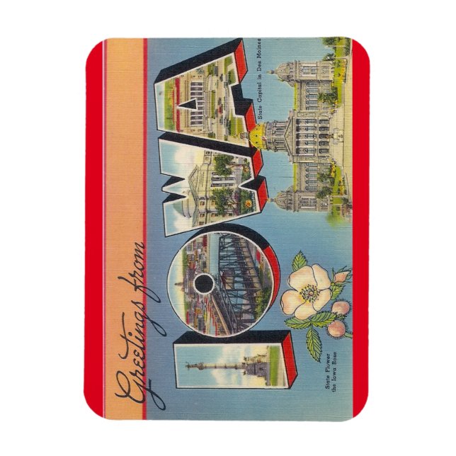 Íman Iowa Magnet (Vertical)