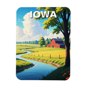 Íman Iowa Red Barn
