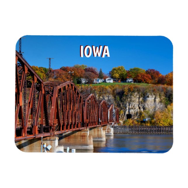 Íman Iowa River Magnet (Horizontal)