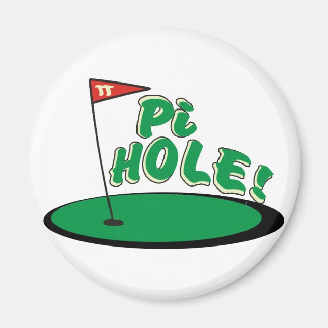 Íman IP Hole - HUMOR MATEMÁTICO - GOLFE (Frente)