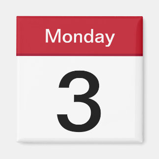Íman iPhone App Magnet - Calendário - Personalizável
