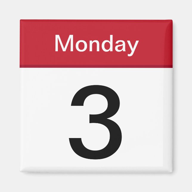Íman iPhone App Magnet - Calendário - Personalizável (Frente)