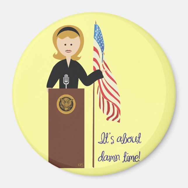 Íman Ir Hillary Magnet (Frente)