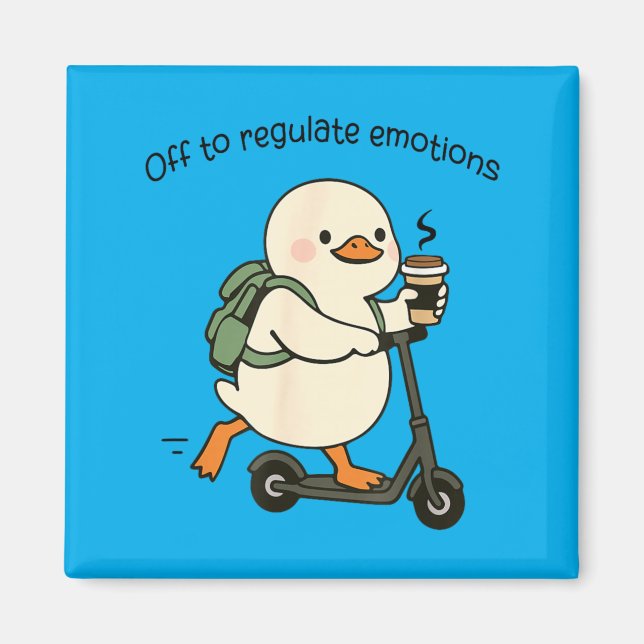 Íman Ir para Regular Emoções Conselheiro Ganso Engraçad (Frente)