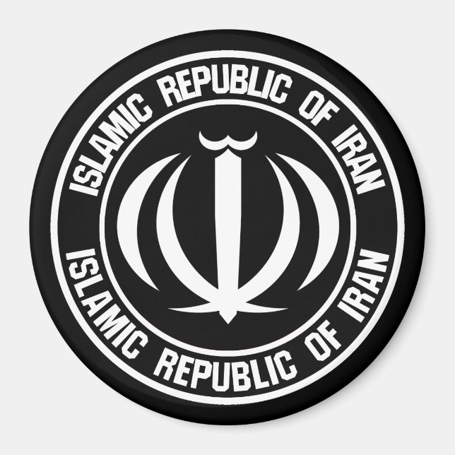 Íman Iran Round Emblem (Frente)