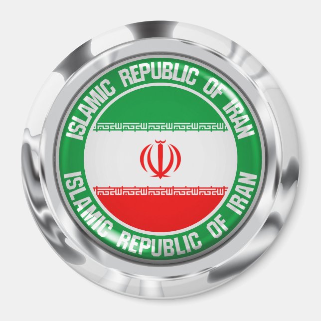 Íman Iran Round Emblem (Frente)