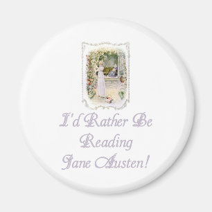 Íman IRBR Jane Austen! Magnets, 2 formas, 4 tamanhos