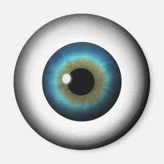 Íman Íris-Olho-Azul Íris Olhos Legal Magnetos redondos 