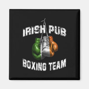 Íman Irish Boxing Funny Ireland Flag - Irish Pub