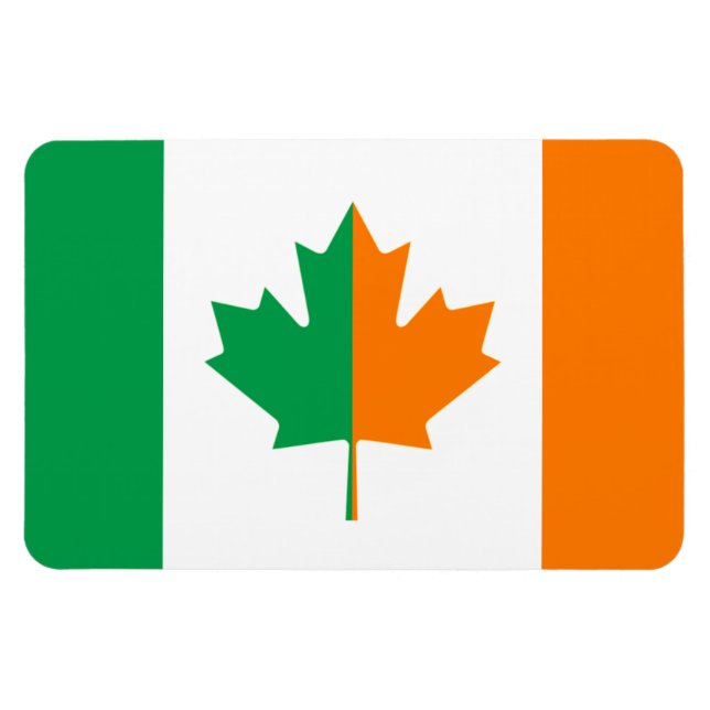Íman Irish Canada Flag Magnet (Horizontal)