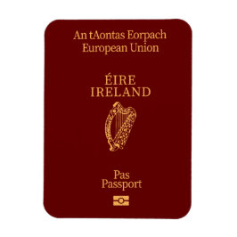 Íman Irish passport magnet