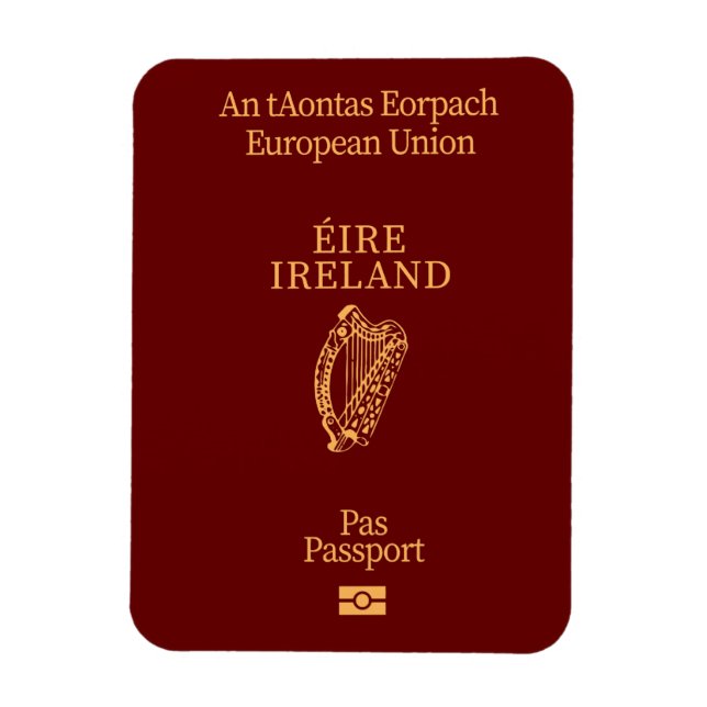 Íman Irish passport magnet (Vertical)