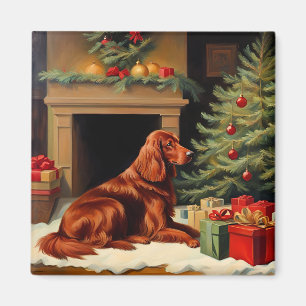Íman Irish Setter Christmas