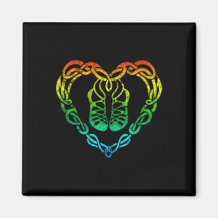 Íman Irish Step Dancing Celtic Knot Heart Shirt Gift
