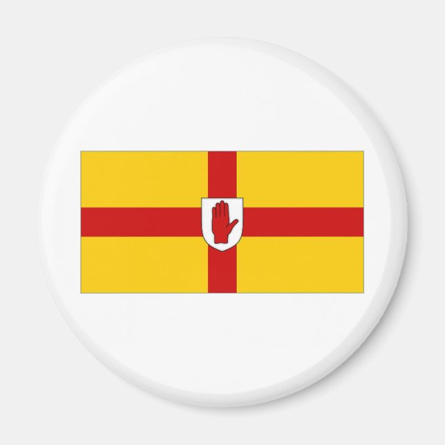 Íman Irish Ulster Flag (Frente)