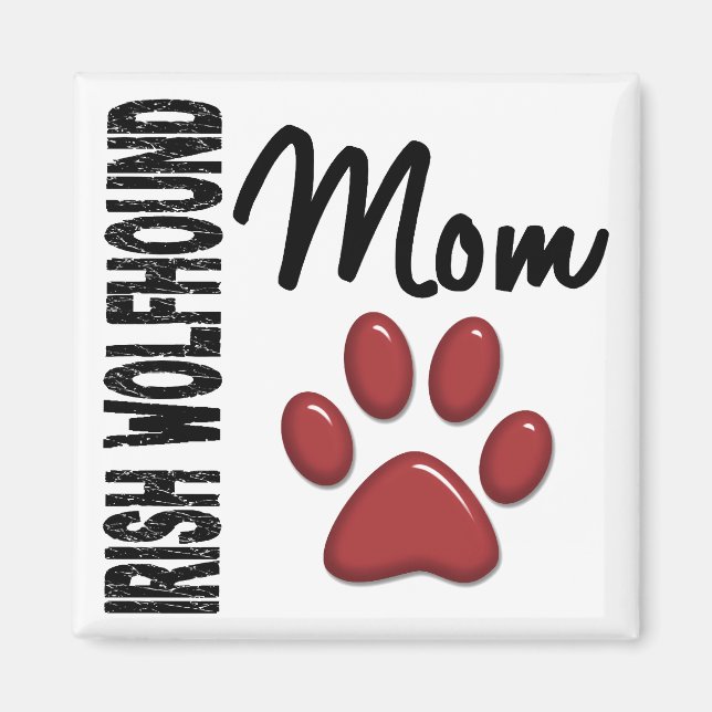 Íman Irish Wolfhound Mãe 2 (Frente)