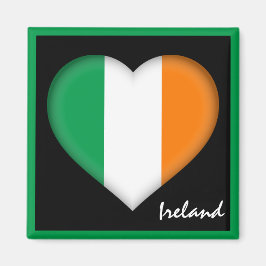 Íman Irlanda e Irish Heart, feriado irlandês de bandeir