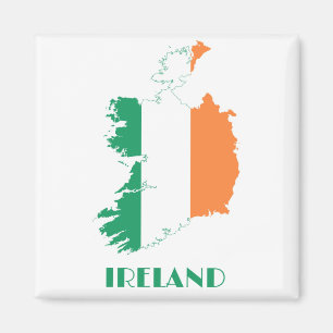 ÍMAN IRLANDA - IRLANDA/MAPA/BANDEIRA/CORES/EMBLEM