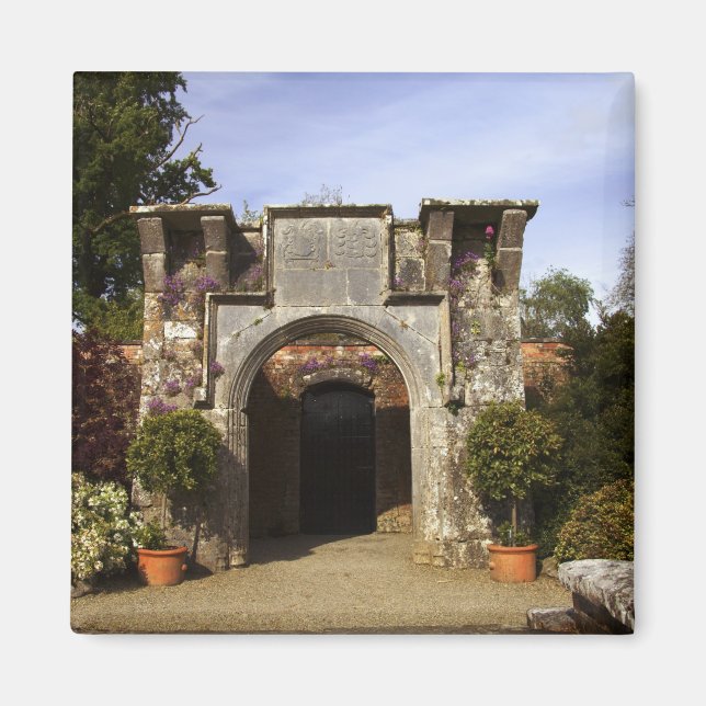 Íman Irlanda, o Jardim Murado do Castelo Dromoland (Frente)