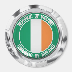Íman Irlanda Round Emblem