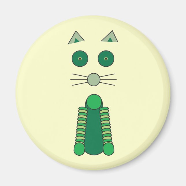 Íman Irlandês Cat Magnet (Frente)