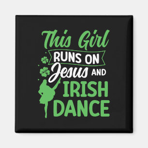 Íman Irlandês Dançando Esta Garota Funciona Com Jesus E