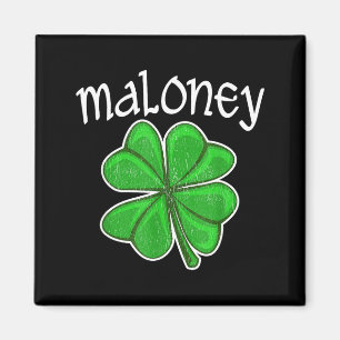 Íman Irlandês Maloney Trevo da Sorte Dia de São Patríci