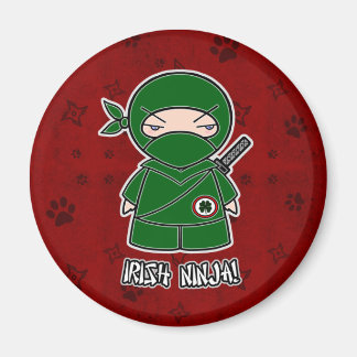 Íman Irlandês Ninja! Em Red Magnet