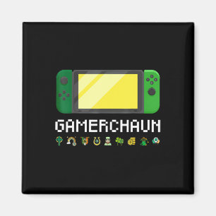 Íman Irlandês Video Game Controller Leprechaun Boys Rua