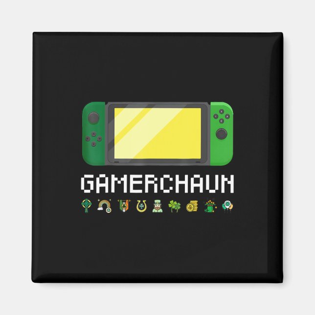 Íman Irlandês Video Game Controller Leprechaun Boys Rua (Frente)