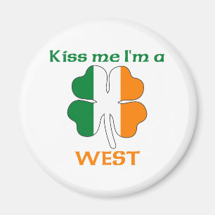 Íman Irlandeses personalizados beijam-me que eu sou