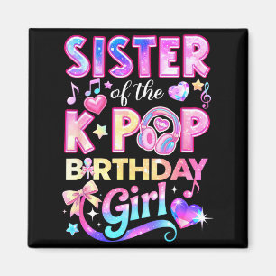 Íman Irmã das garotas de aniversário do k-pop música co