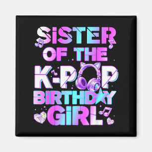 Íman Irmã das garotas de aniversário do k-pop música co