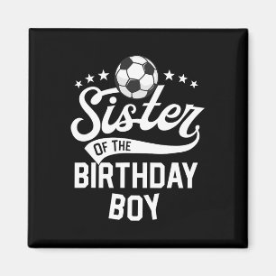 Íman Irmã Do Menino Do Aniversário Família Corresponden