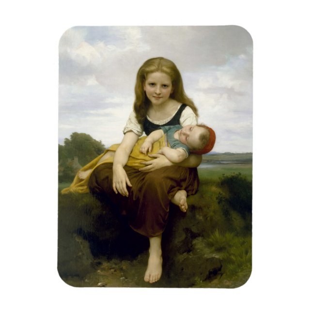 Íman Irmã mais velha de William-Adolphe Bouguereau (Vertical)