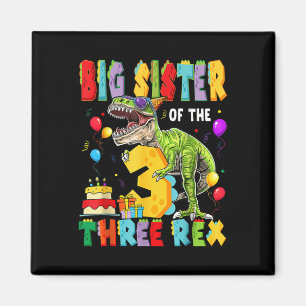 Íman Irmã Mais Velha Dos Três Rex 3º Aniversário Menino