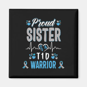 Íman Irmã orgulhosa do T1D Sensibilização para o diabet