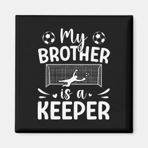 Íman Irmã Orgulhosa Goleira De Futebol De Um Goleiro De