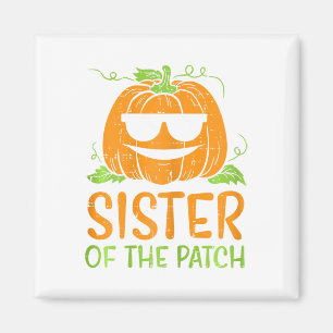 Íman Irmã Pumpkin Da Família Patch Halloween Sis G