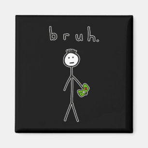 Íman Irmão Brah Cute Stick Figure Para Video Game Amant