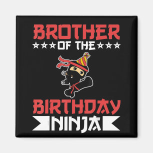 Íman Irmão De Aniversário Ninja Fight Taekwondo Gift